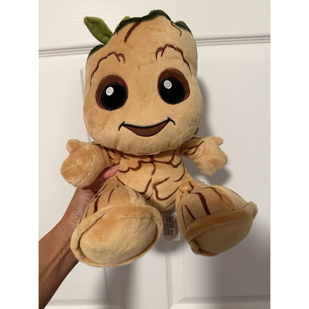 Disney Parks Big Feet Foot 10" Baby Groot Guardians Of The Galaxy Plush Marvel